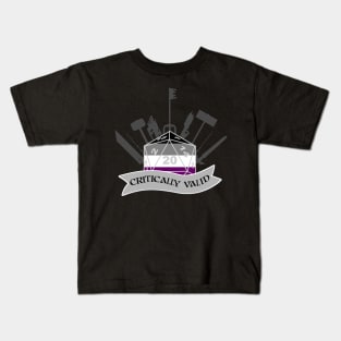 Critically Valid: Ace/Aro Pride Kids T-Shirt